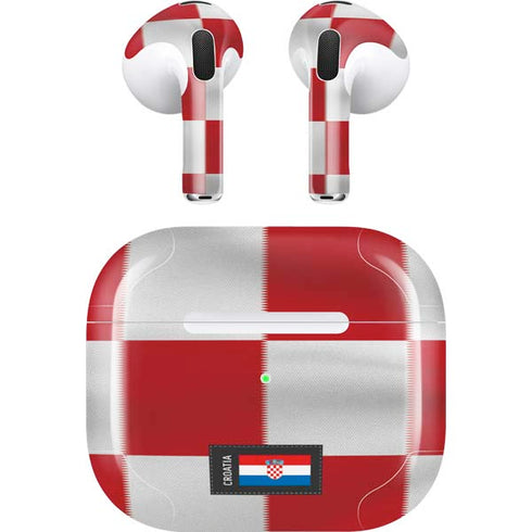Croatia Soccer Flag Apple AirPods (3rd Gen 2021) Skin